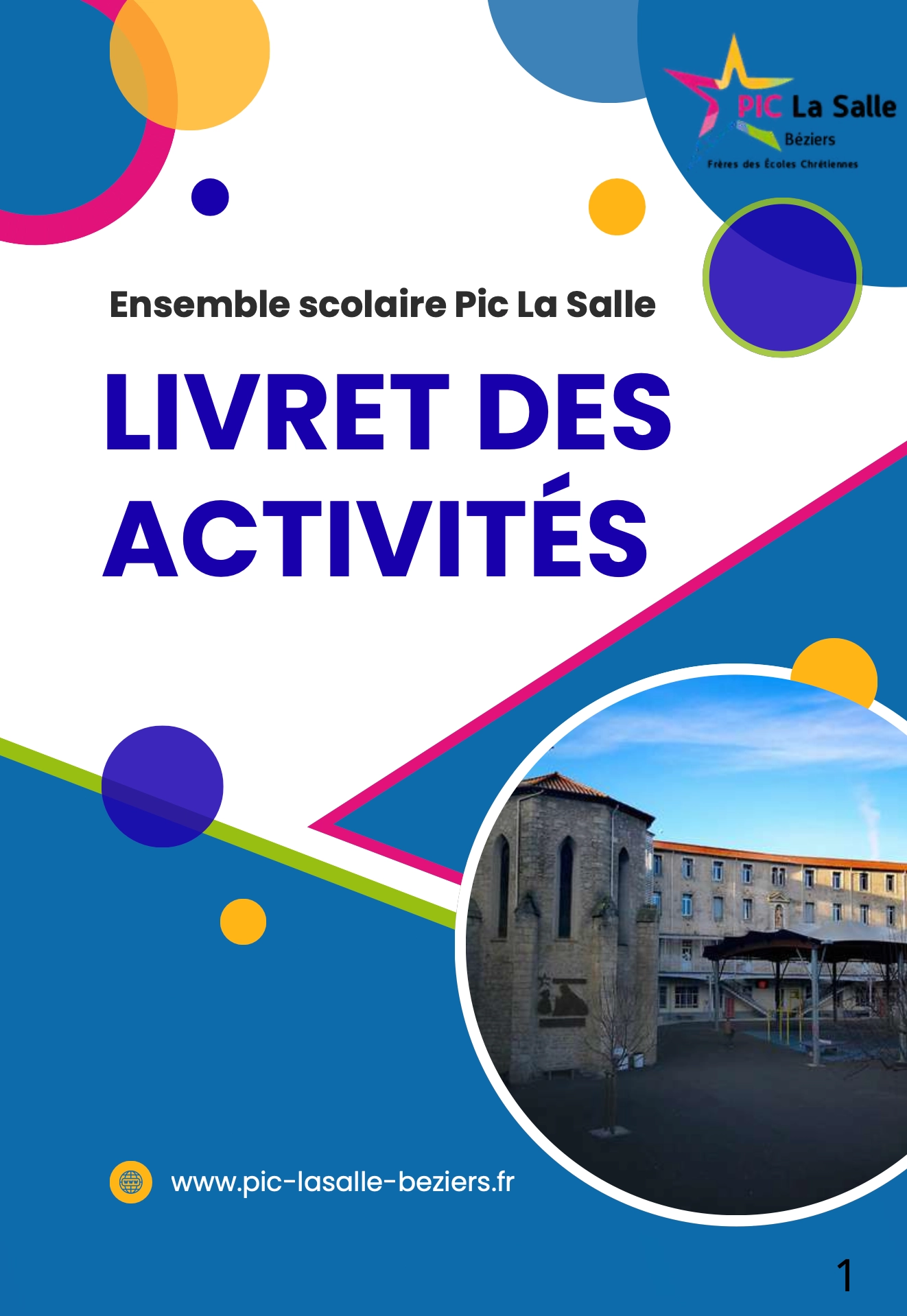 Carte des présences Lasalliennes dans le monde — réseau éducatif dont fait partie le Collège Pic La Salle Béziers